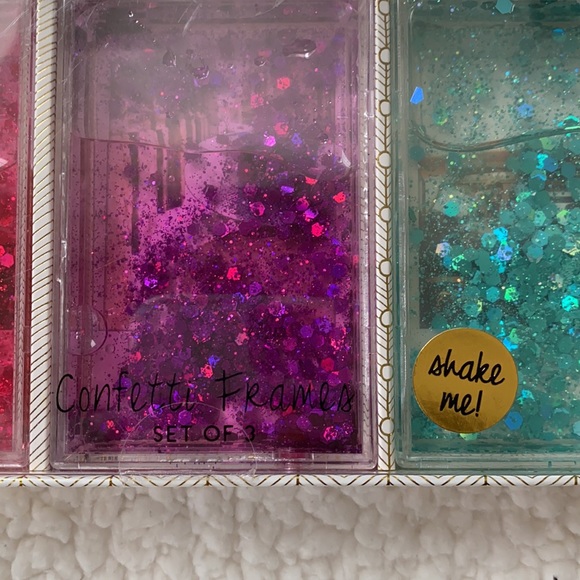 *NWT* Mini Confetti Photo Frames (Set of 3) - Picture 5 of 9